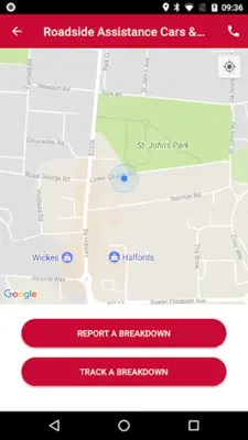 Honda Breakdown Assistance android App screenshot 1
