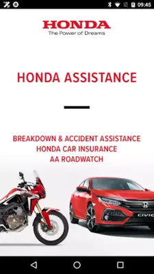 Honda Breakdown Assistance android App screenshot 3